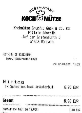 taow H�ffner Kochm�tze Restaurant